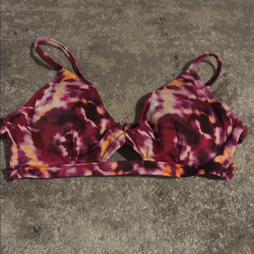 Tie-Dye Bikini Top